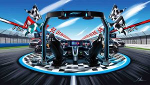 simulateur à la piste réelle auto